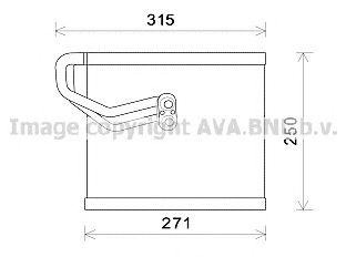 AVA QUALITY COOLING hyv271 -  Испаритель, кондиционер